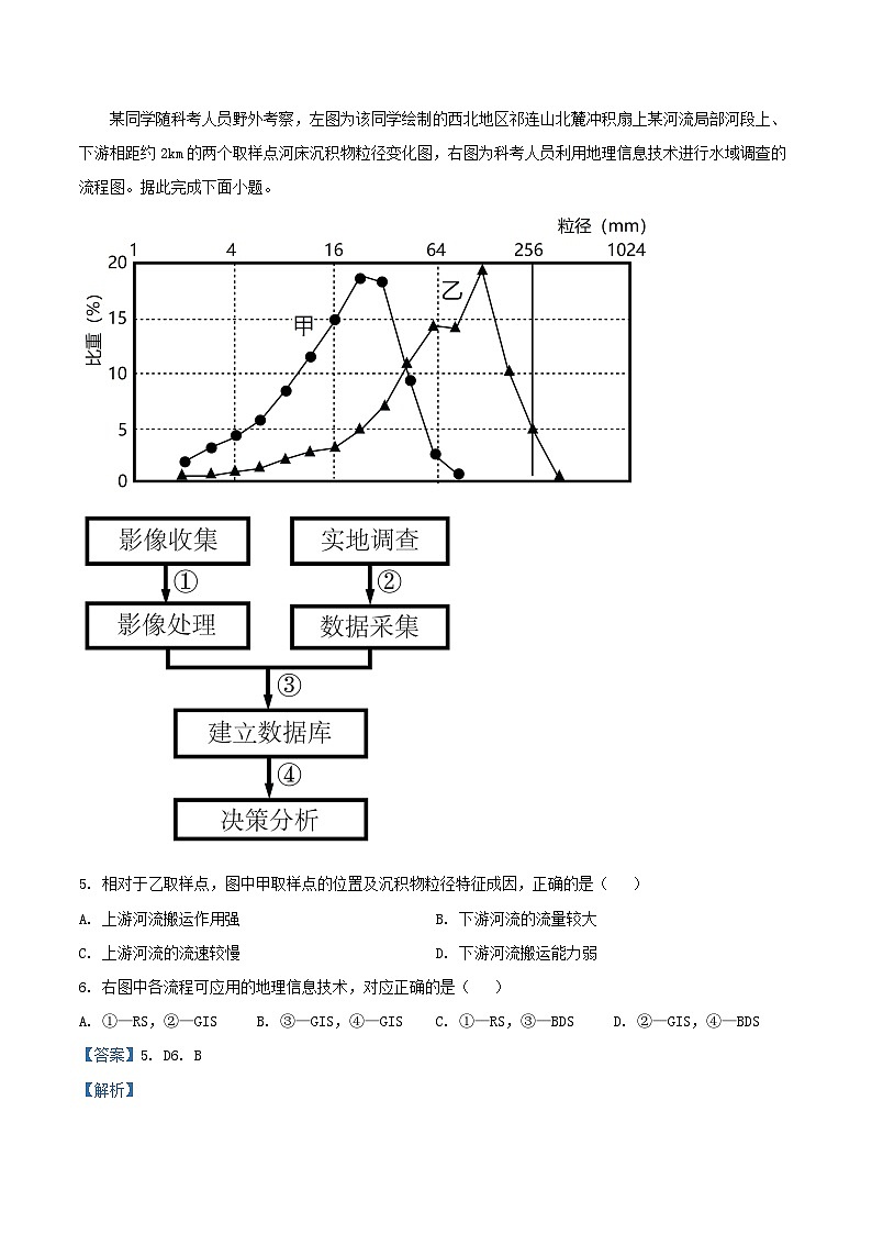 浙江省嘉兴市2023_2024学年高一地理上学期12月月考试题含解析03