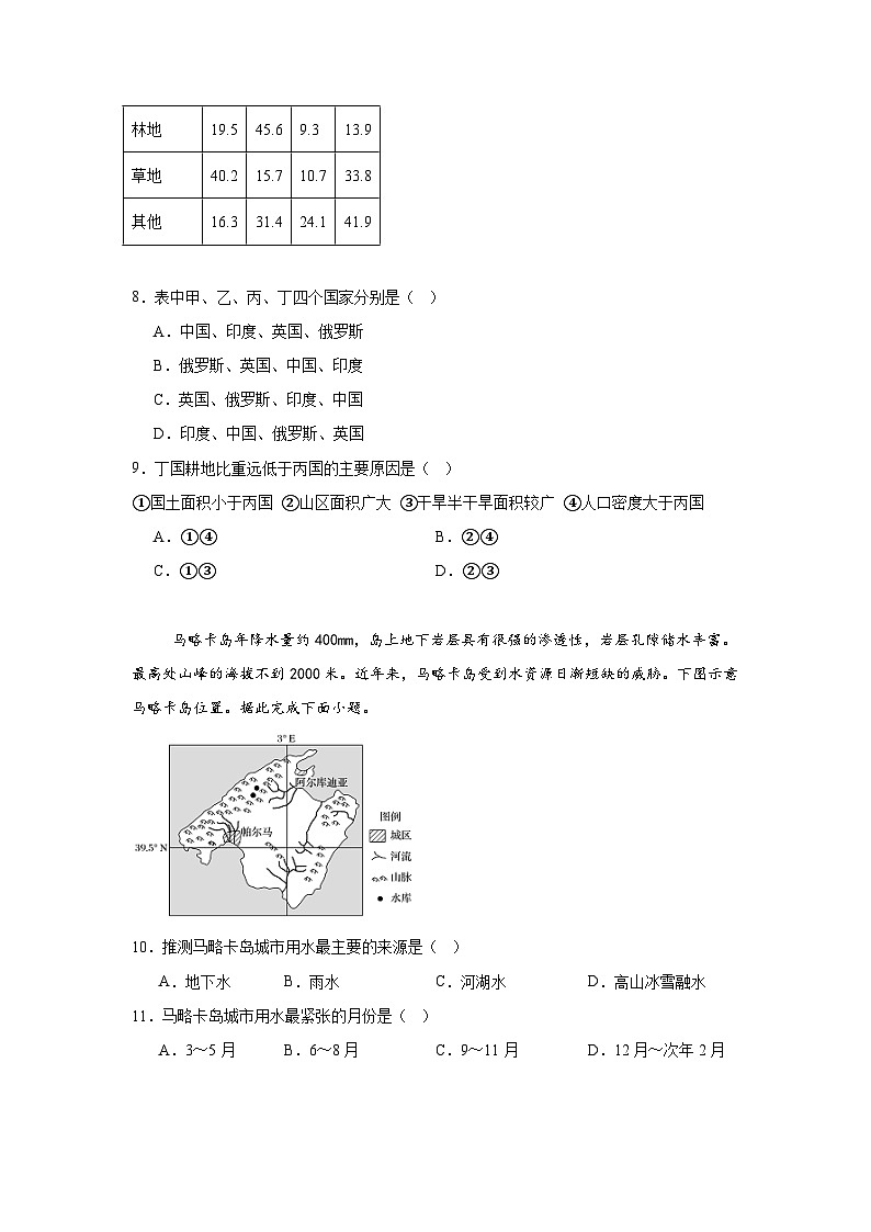 河北省秦皇岛市青龙满族自治县青龙部分学校2024-2025学年高二上学期11月期中地理试题第3页