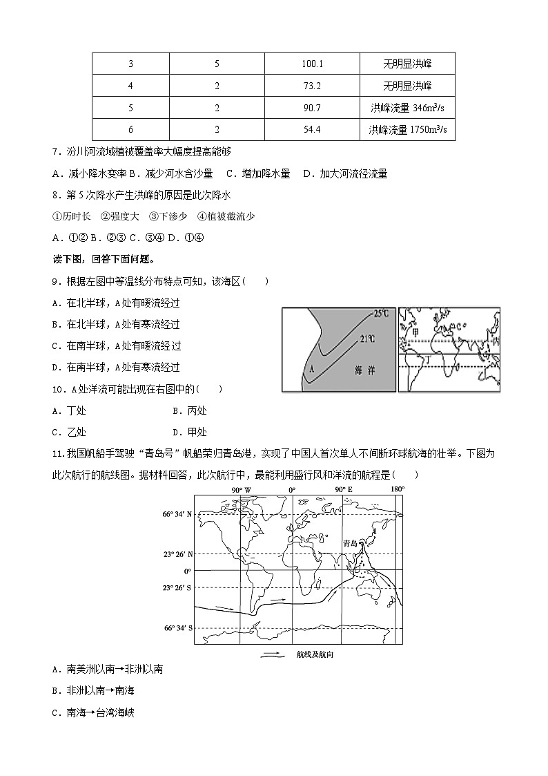 （原卷）兰州高一地理第3页