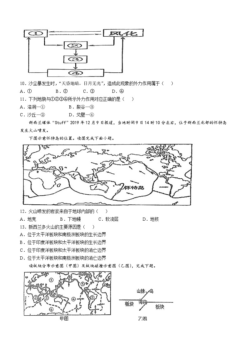 陕西省西安市周至县第六中学2024-2025学年高二上学期11月期中地理试题第3页
