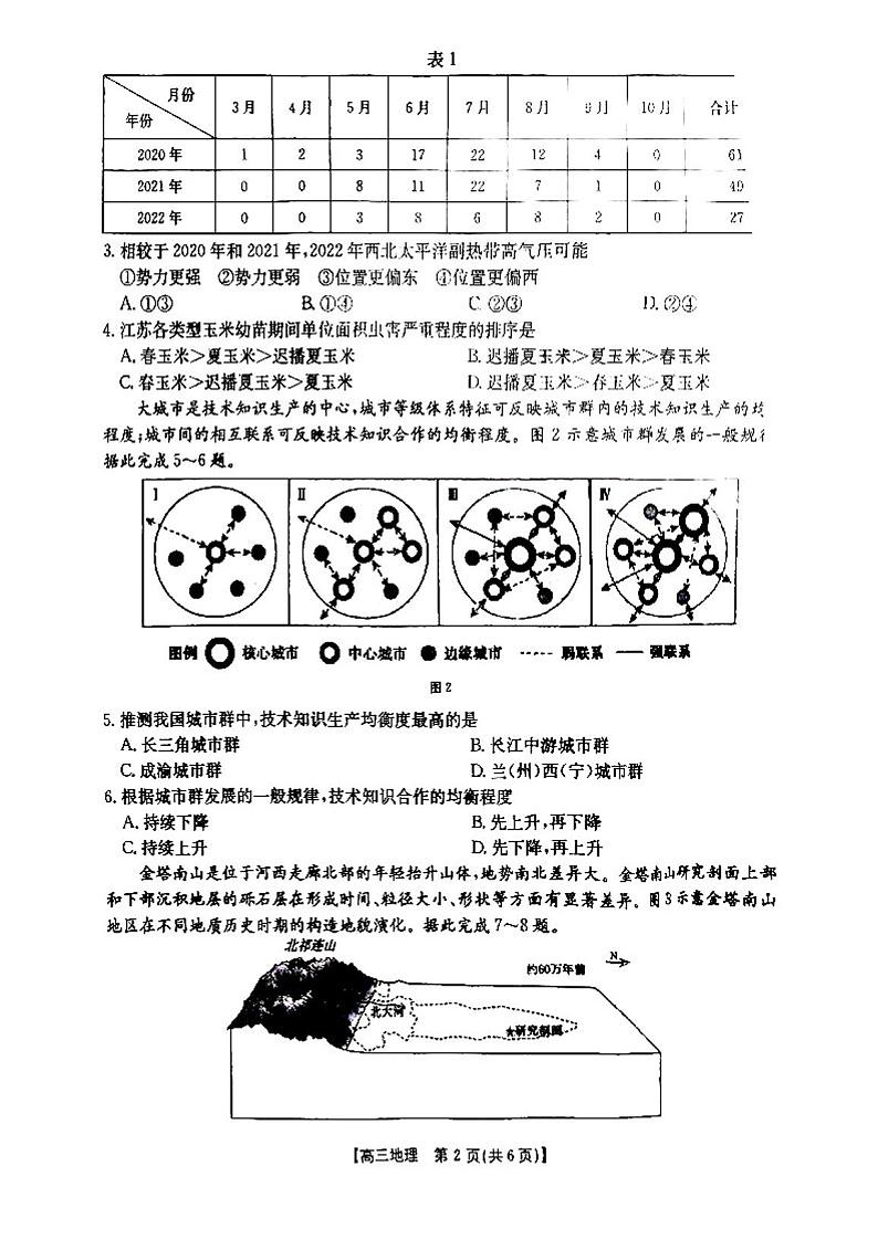 2025广东高三(上)金太阳11月份联考地理试题及答案第2页