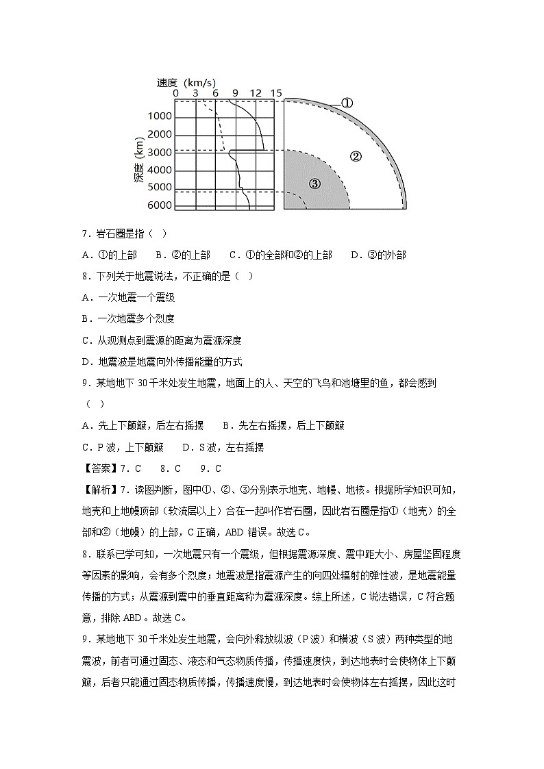 2025年1月云南省普通高中学业水平合格性考试仿真模拟卷01地理试卷（解析版）第3页