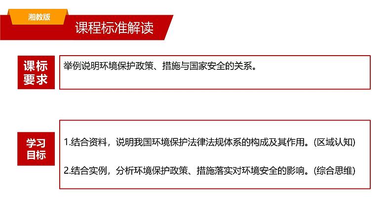 湘教版高中地理选修三3.4《环境保护政策、措施与国家安全》课件第2页