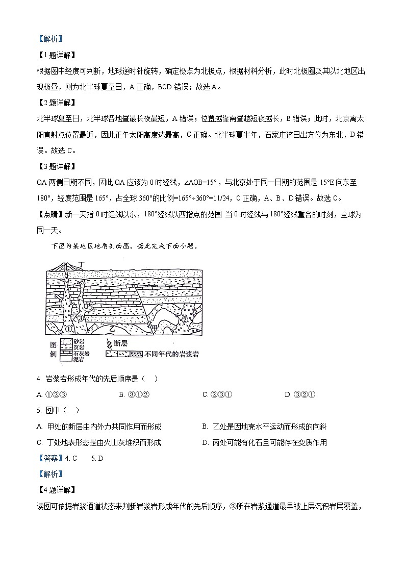 山东省临沂市河东区2024-2025学年高二上学期11月期中考试地理试题含解析第2页