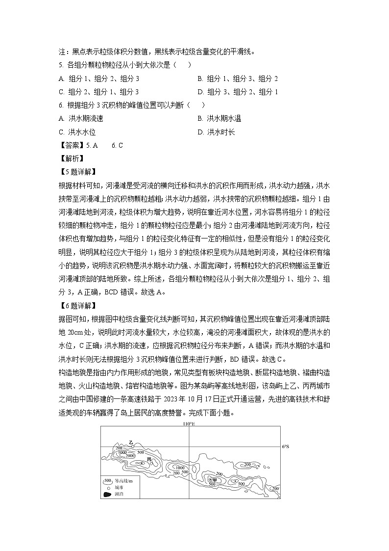 2023~2024学年安徽省亳州市高二(上)期末地理试卷(解析版)第3页