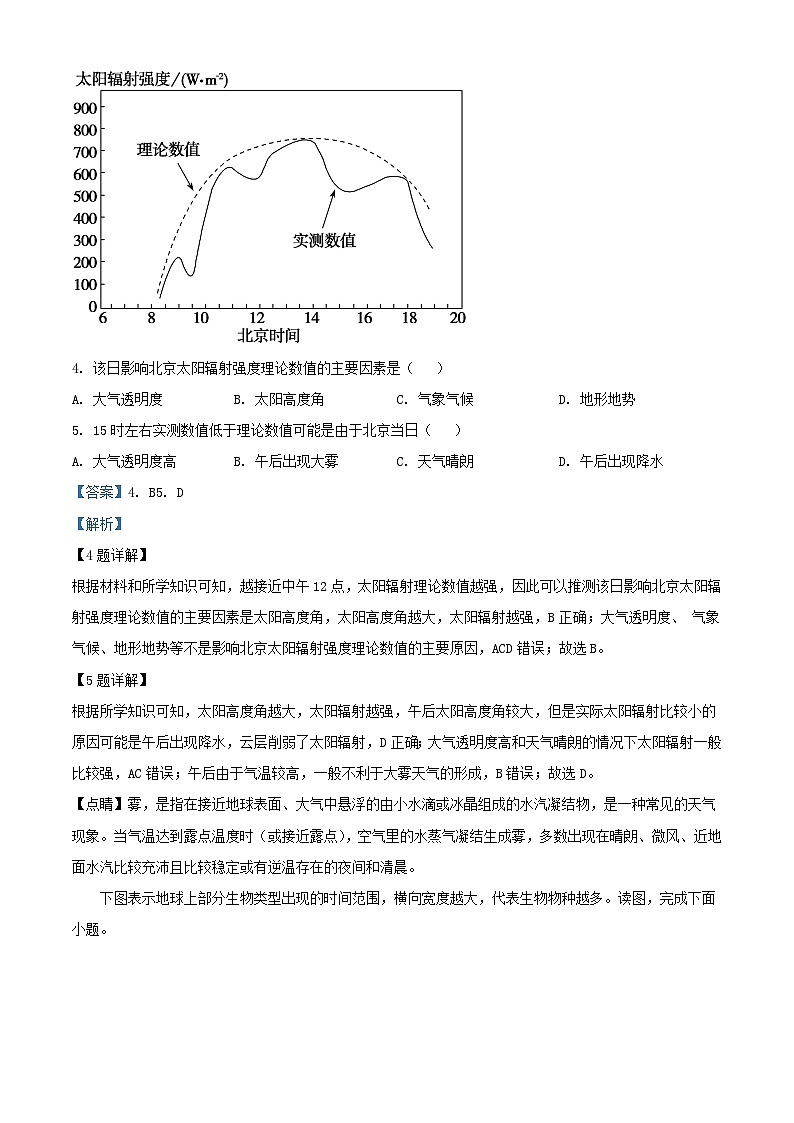 湖北省宜昌市2023_2024学年高一地理上学期12月月考试题含解析第2页