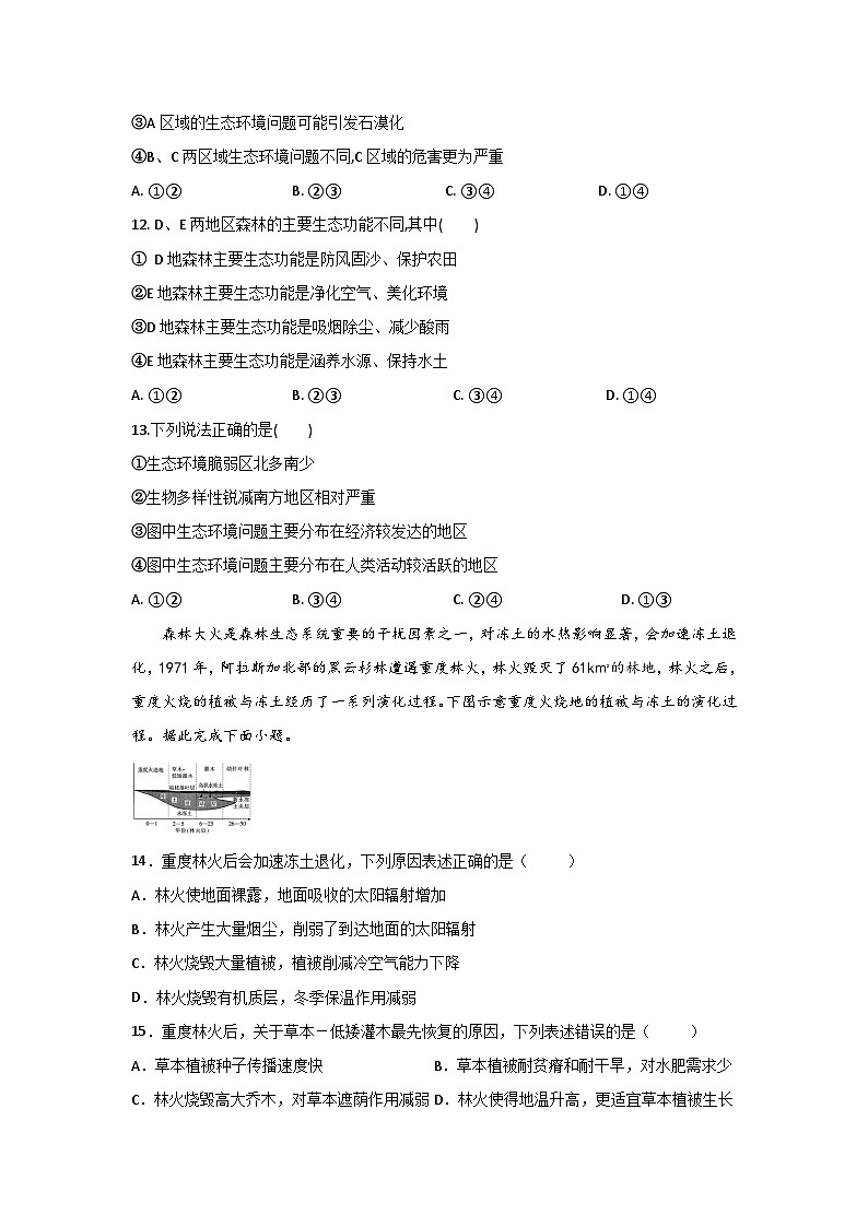 陕西省西安市部分学校2024-2025学年高二上学期12月联考地理试卷（Word版附答案）第3页
