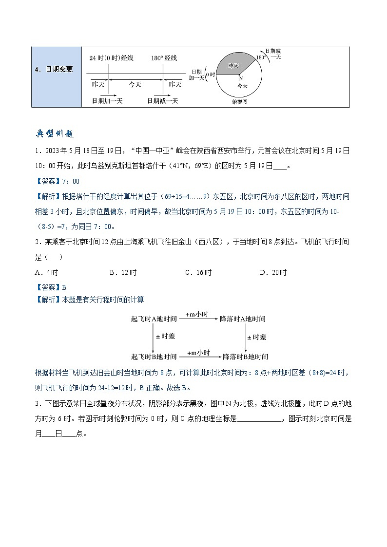 重难点专题01 地球运动的地理意义-2025年高考地理 热点 重点 难点 专练（上海专用）（解析版）第3页