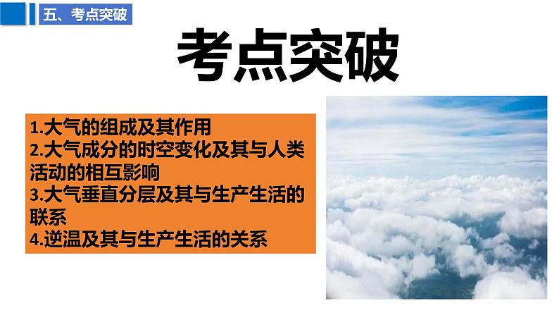 2025届高考地理二轮复习课件专题7大气的组成与垂直分层第8页