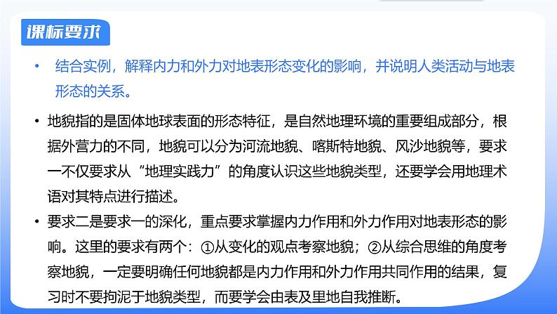 备战2025年高考地理二轮专题复习课件16内外力综合作用与地貌第2页