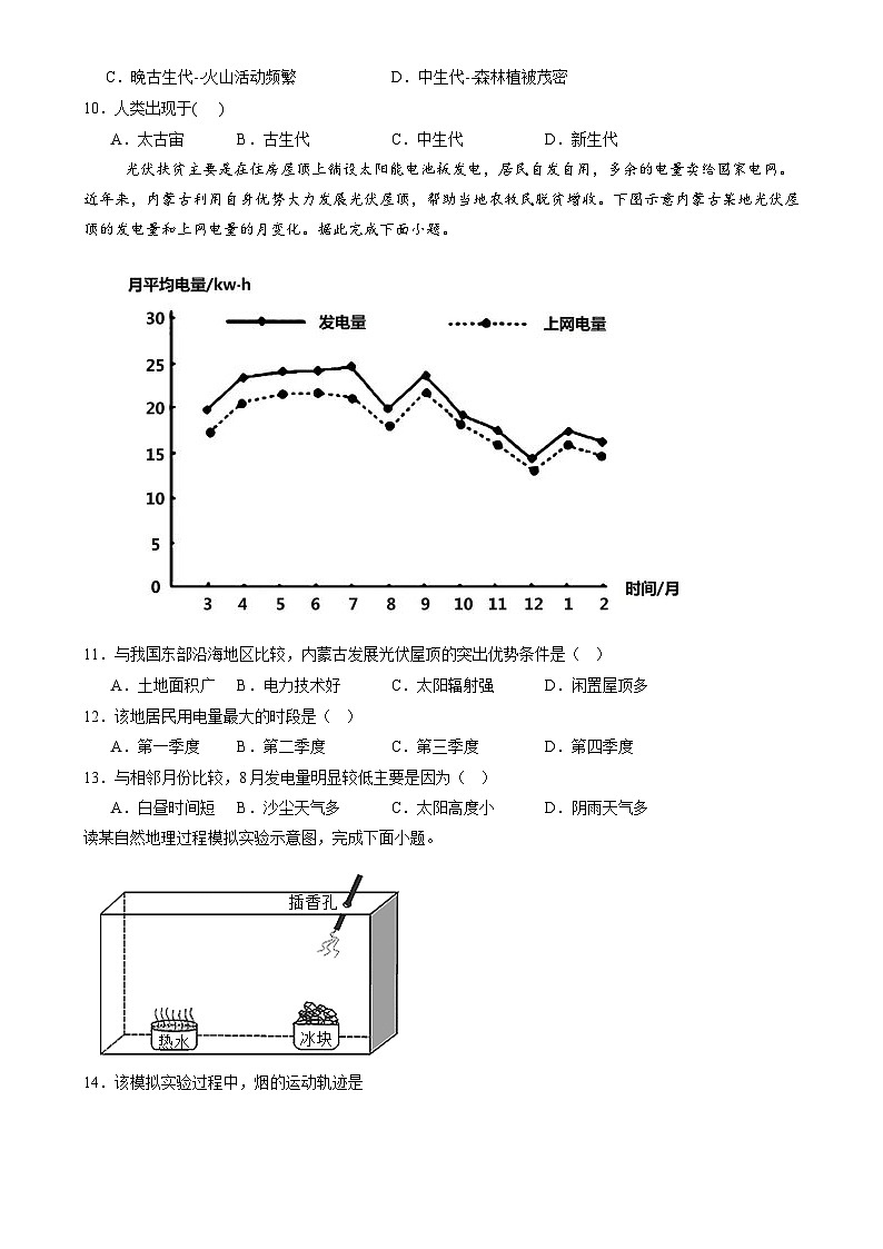 湖南省长沙市雷锋学校2024-2025学年高一上学期12月月考地理试题第3页