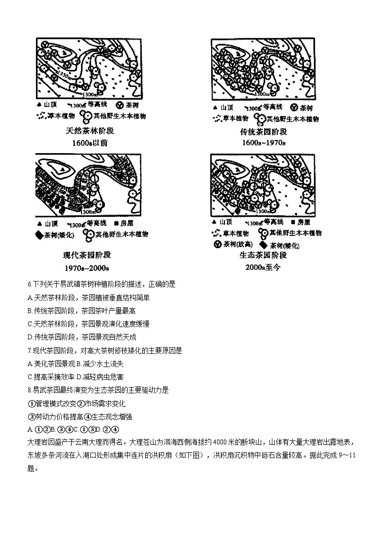 重庆市第一中学校2025届高三上学期12月月考地理第2页