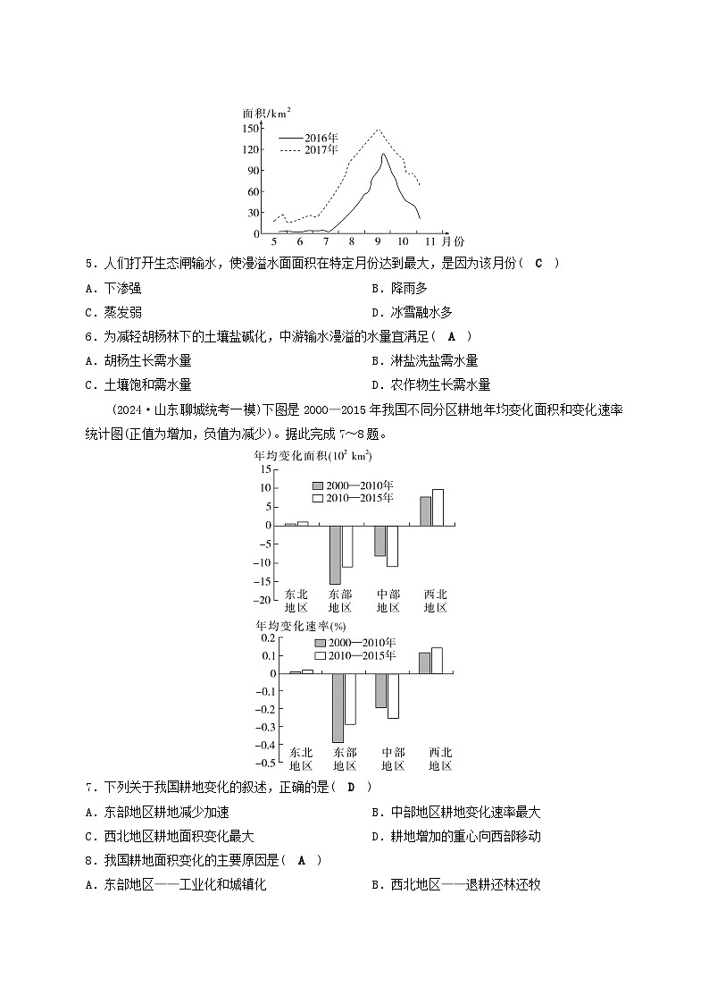 2025届高考地理二轮专题复习与测试专题强化练十二专题十二资源环境与国家安全第2页