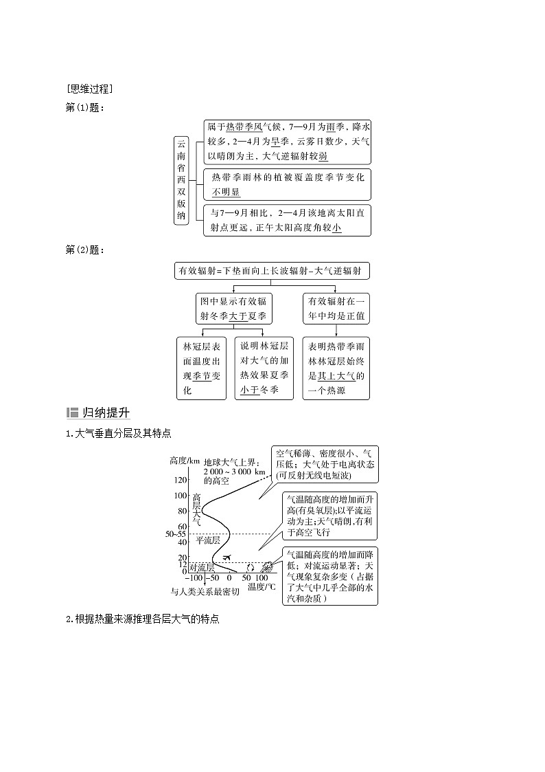 2025届高考地理二轮专题复习与测试第一部分专题篇专题二大气运动规律第2页
