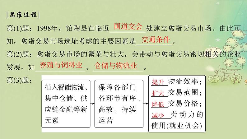 2025届高考地理二轮专题复习与测试第一部分专题篇专题九服务业交通运输区位理论课件第8页