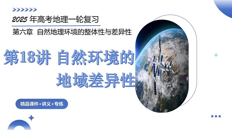 第18讲 自然环境的地域差异性（课件）-2025年高考地理一轮复习课件第2页