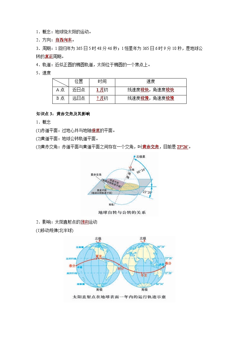 【人教版选择性必修1】高中地理知识总结（教师版）第3页
