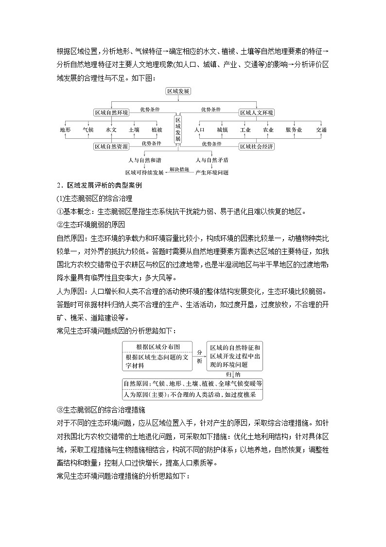 第一部分　素养1　专题3　区域发展评析--2025年高考地理大二轮专题复习（教师版）第3页