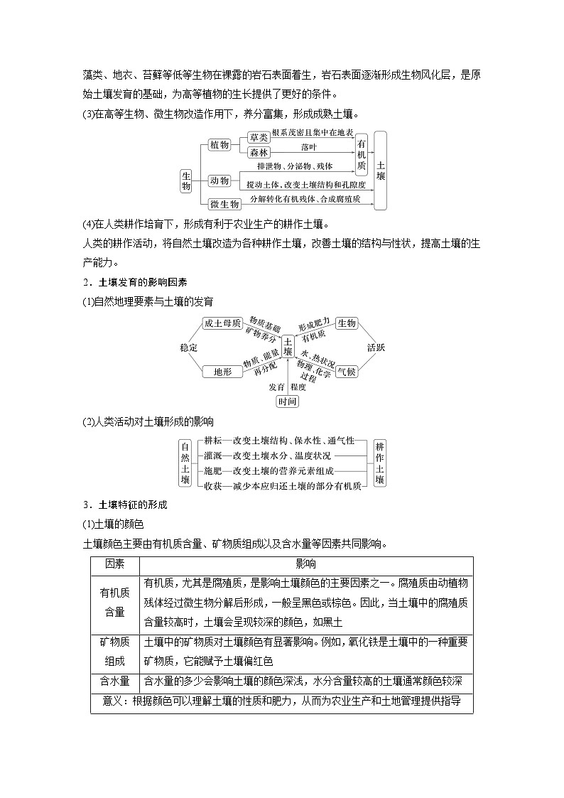 第一部分　素养2　专题5　主题5　土壤发育--2025年高考地理大二轮专题复习（教师版）第3页