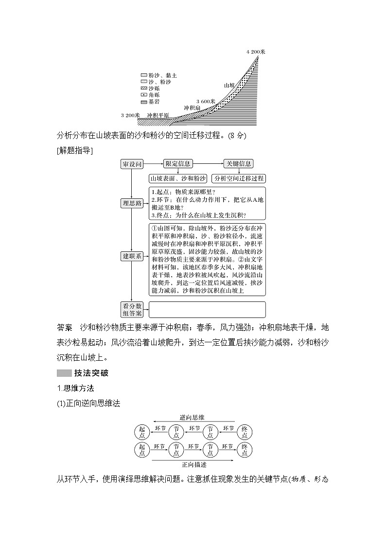 第二部分　秘籍一  题型六　地理过程类综合题--2025年高考地理大二轮专题复习题库（讲练）第2页