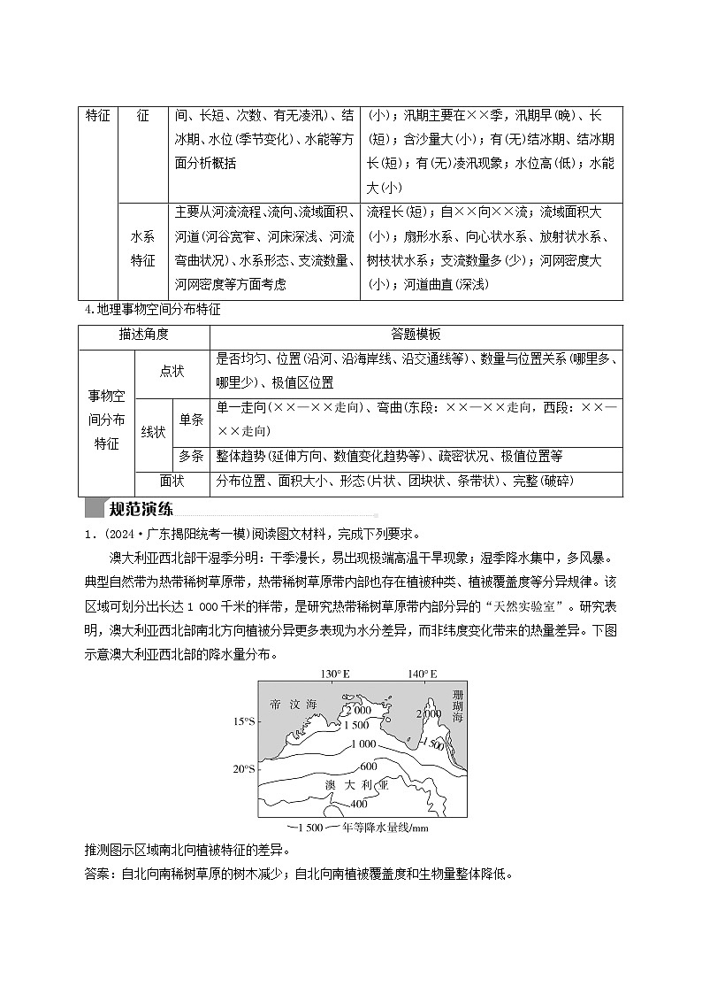 2025届高考地理二轮专题复习与测试第二部分提能篇专题二规范答题指导第2页