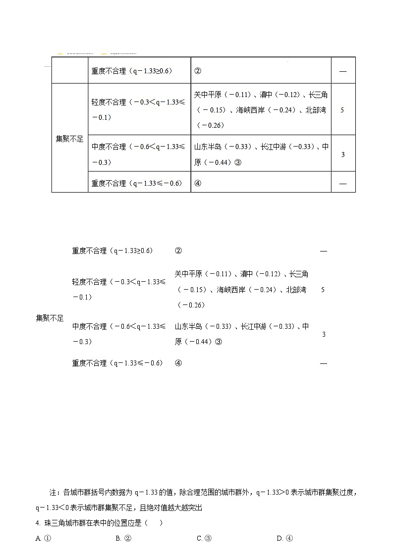 河北省承德市2024-2025学年高三上学期期末考试地理试题含解析第3页