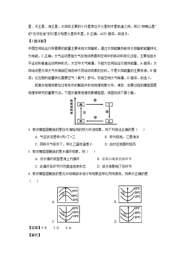 2024-2025学年辽宁省重点中学协作校高一上学期1月期末地理试卷（解析版）第2页