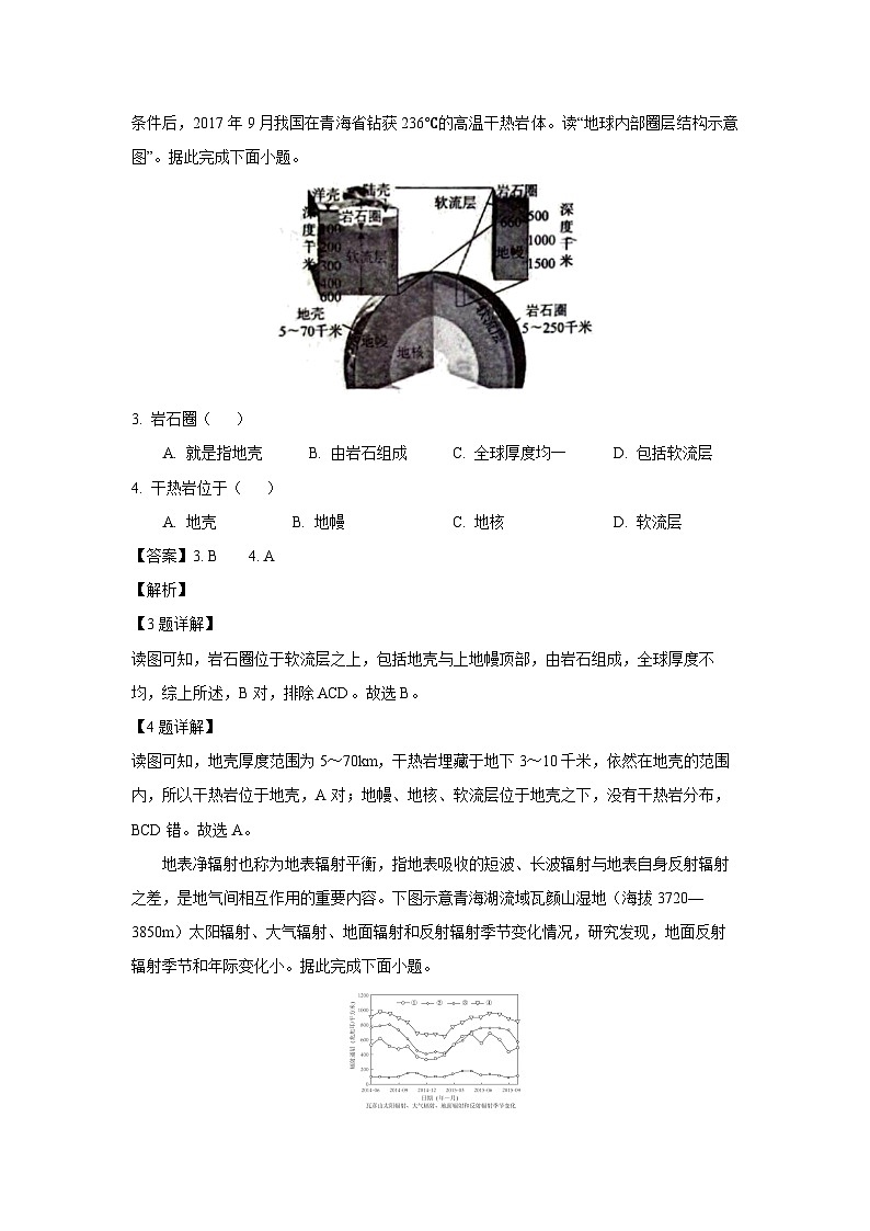 黑龙江省龙东地区部分学校2024-2025学年高一(上)期末考试地理试卷（解析版）第2页