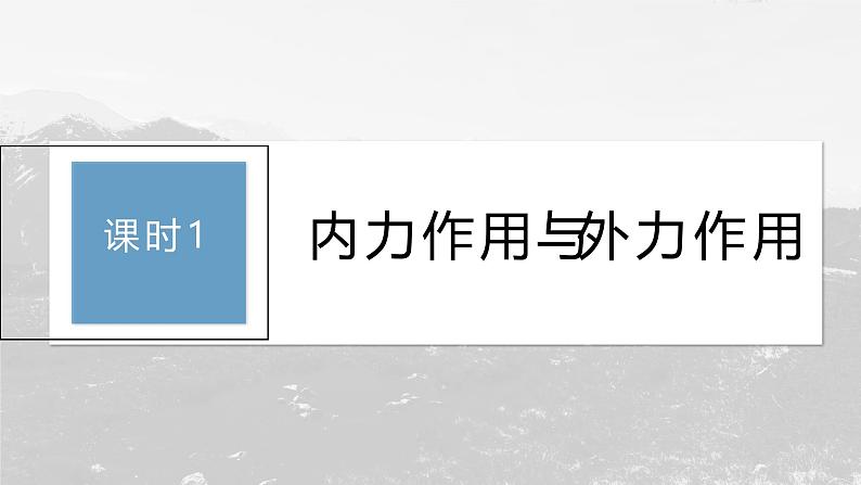 第二章 第一节 课时1　内力作用与外力作用（课件）第3页