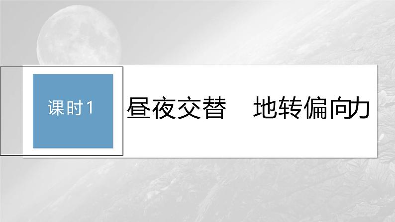 第一章 第二节 课时1　昼夜交替　地转偏向力（课件）第3页