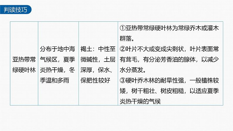 第五章 第二节 微专题6　自然带和植被类型的判断（课件）第8页