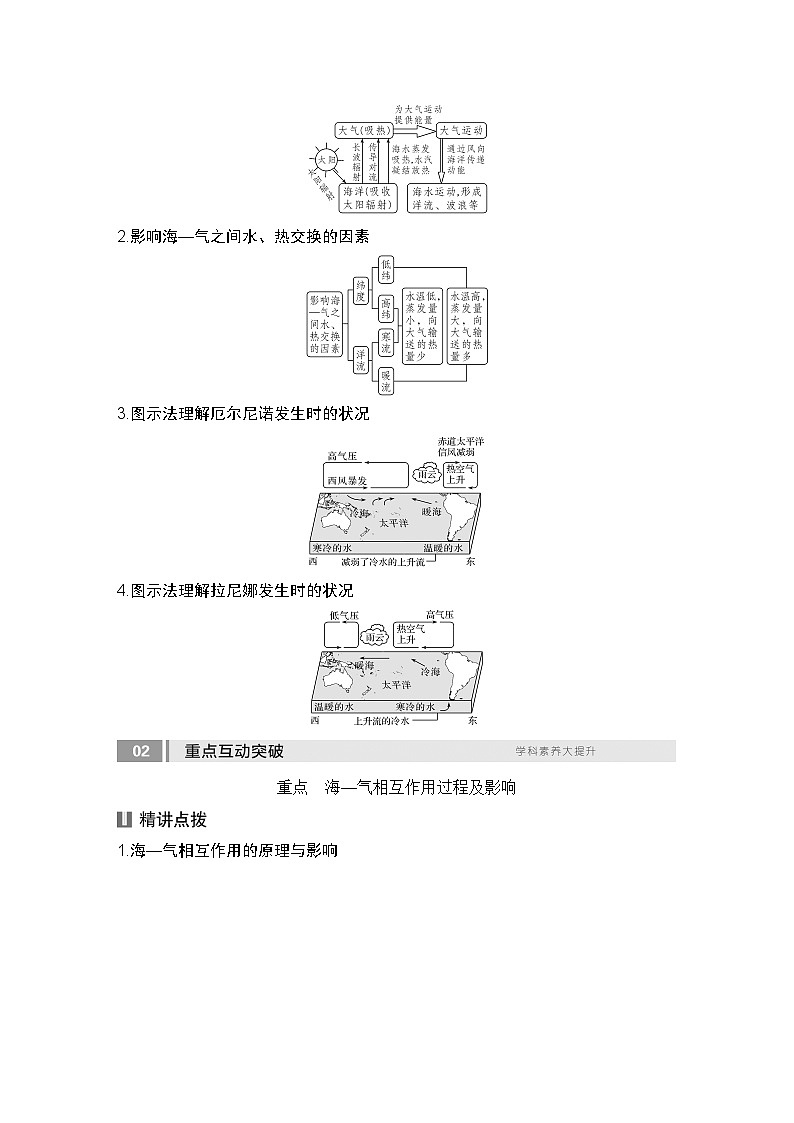 2025届高中地理一轮复习讲义：第一部分自然地理第六单元地球上的水第27课时　海—气相互作用（教师版）第3页