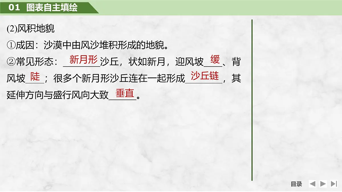 2025届高中地理一轮复习课件：第一部分自然地理第七单元地表形态的塑造第35课时　风沙地貌（共41张ppt）第7页