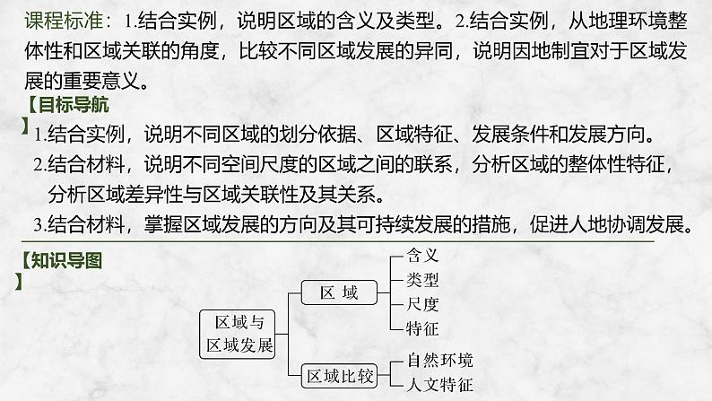 2025届高中地理一轮复习课件：第三部分区域发展第十五单元区域与区域发展第62课时　区域与区域发展（共44张ppt）第2页