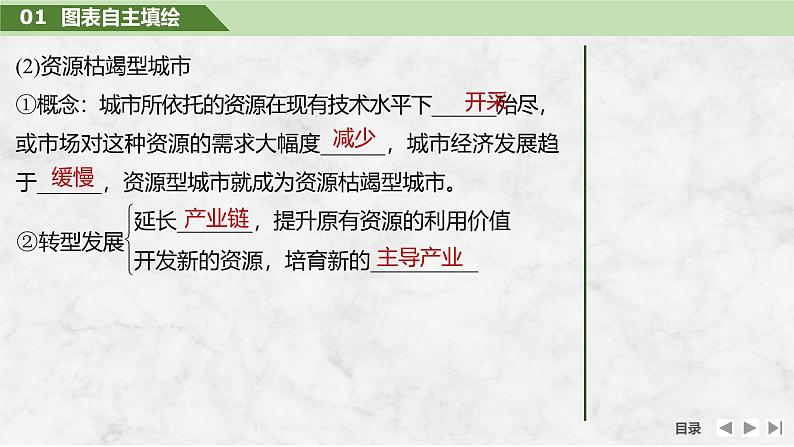 2025届高中地理一轮复习课件：第三部分区域发展第十五单元区域与区域发展第65课时　资源枯竭型城市的转型发展（共27张ppt）第7页