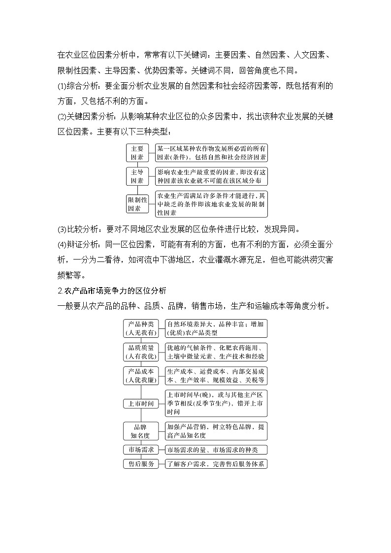 2025届高中地理一轮复习讲义：第二部分人文地理第十二单元产业区位因素第51课时　农业区位因素（教师版）第3页