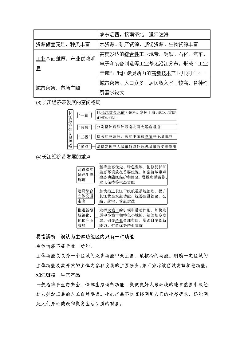 2025届高中地理一轮复习讲义：第二部分人文地理第十四单元环境与发展第60课时　推动区域协调发展（教师版）第3页