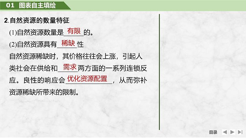 2025届高中地理一轮复习课件：第四部分资源、环境与国家安全第十八单元自然资源与人类社会第73课时　自然资源及其利用（共25张ppt）第7页