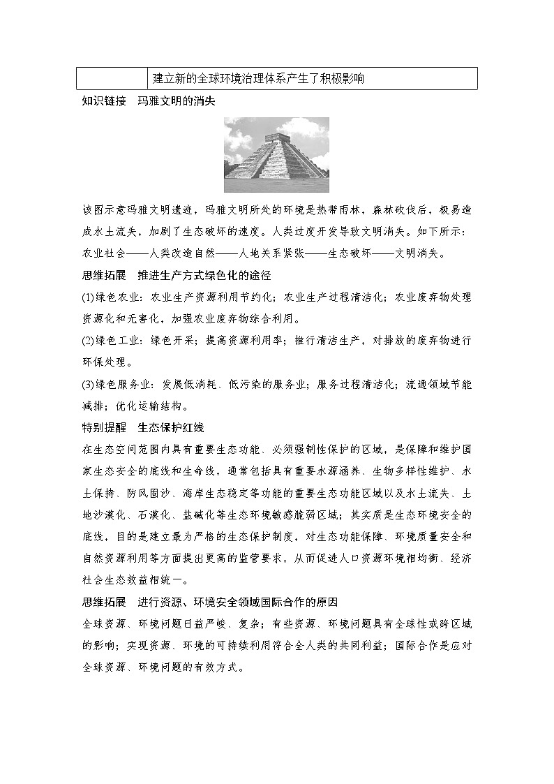 2025届高中地理一轮复习讲义：第四部分资源、环境与国家安全第二十单元环境安全与资源安全第81课时　保障国家安全的资源、环境战略与行动（教师版）第3页