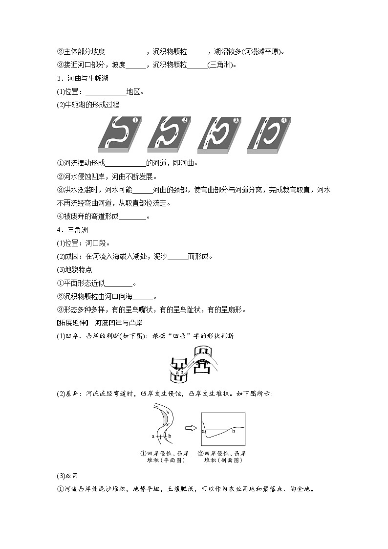 第四章　第一节　课时2　河流地貌（学生版）第2页