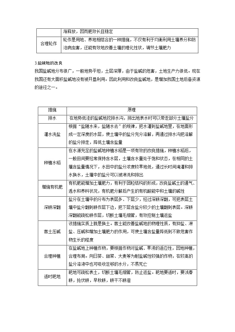 第五章　第二节　微专题5　土壤的养护（专练）第2页