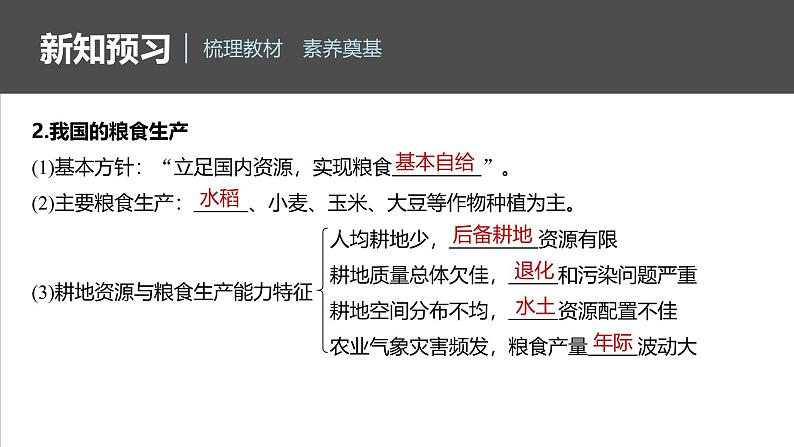 第二章 第三节　中国的耕地资源与粮食安全第7页