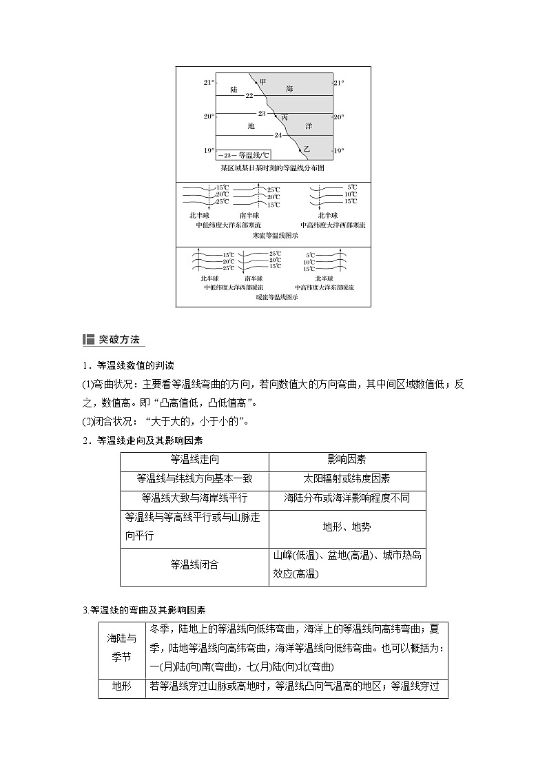 地理图形突破之等温线图-2025年高考地理图形判读突破技巧专题讲练（全国通用）第2页