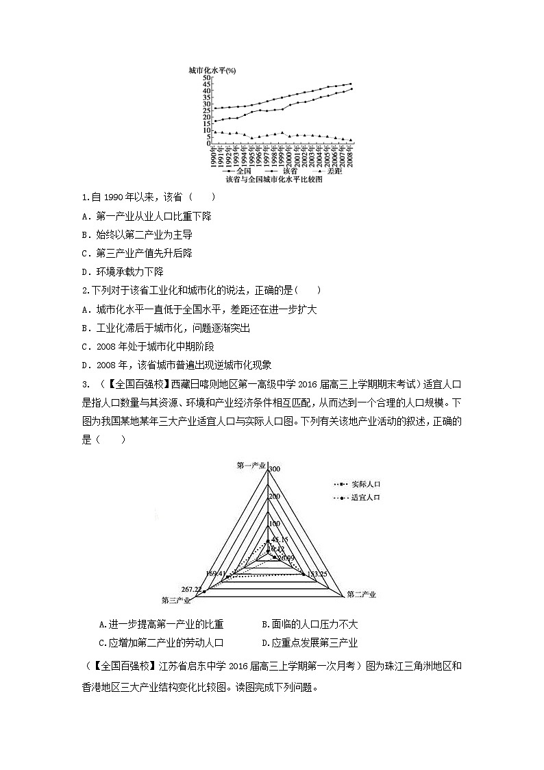 方法技巧：如何判读产业结构示意图-2025年高考地理图形判读突破技巧专题讲练（全国通用）第3页