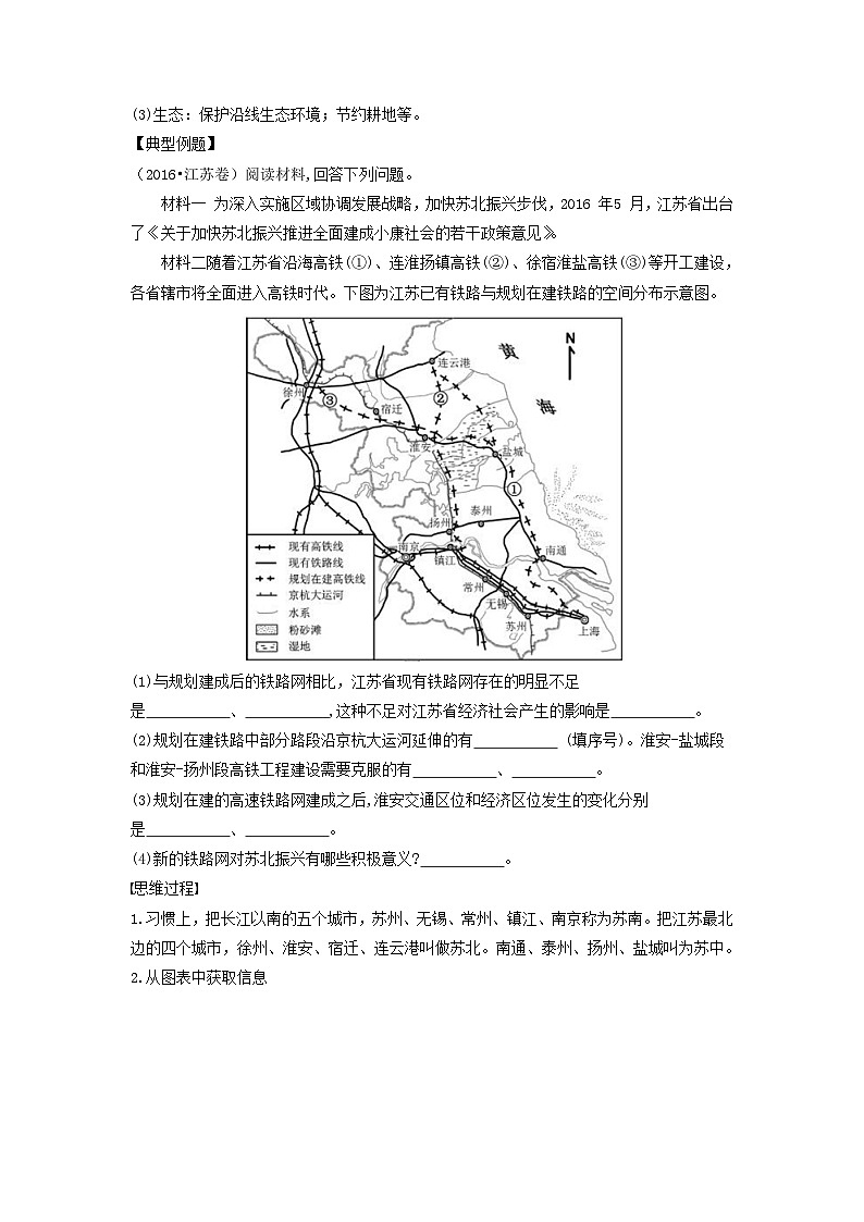 方法技巧：如何判读区域交通运输布局图-2025年高考地理图形判读突破技巧专题讲练（全国通用）第2页