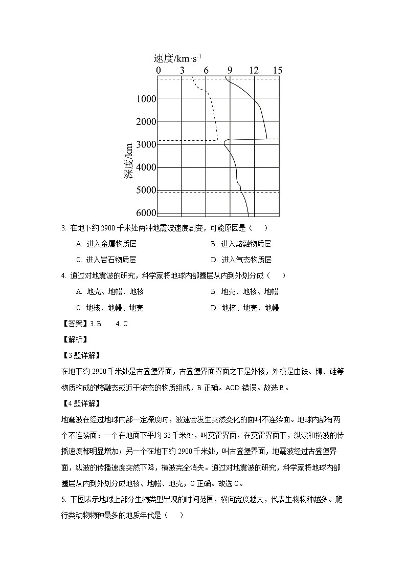 广西壮族自治区柳州市2024-2025学年高一上学期1月期末地理试题（解析版）第2页
