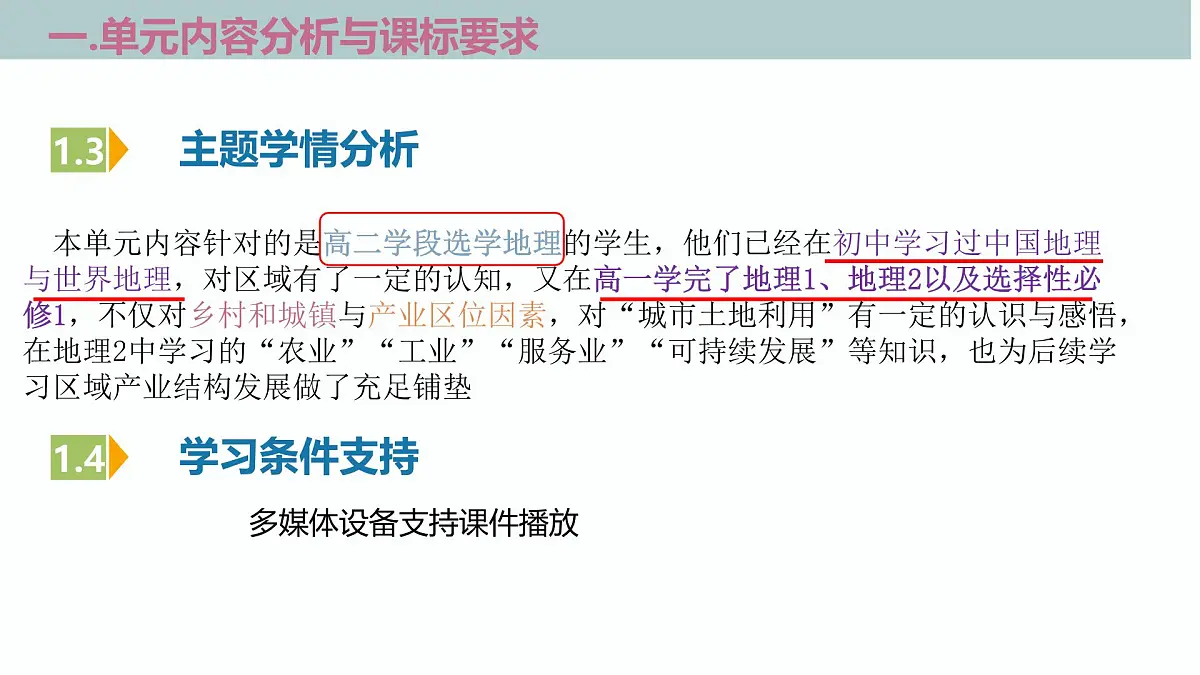 人教版高中地理选修二第三章《城市、产业与区域发展》单元解读课件第5页