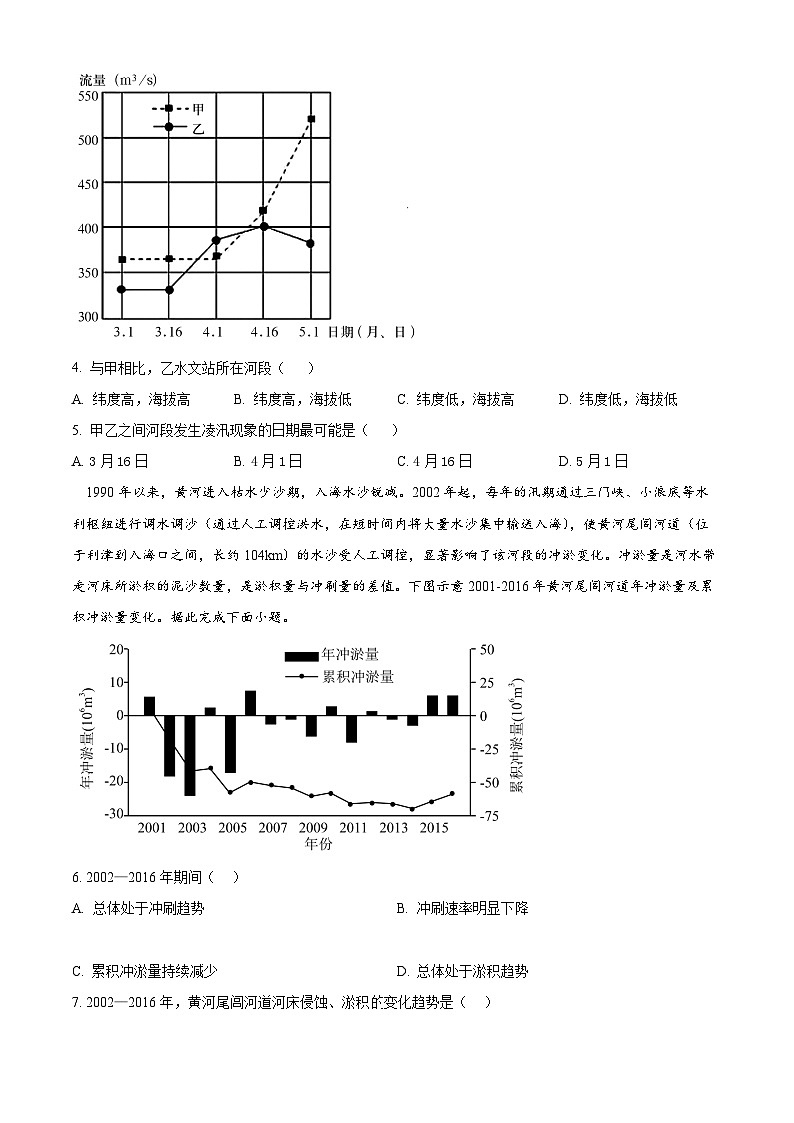 湖南省岳阳市岳阳县第一中学2024-2025学年高三下学期开学地理试题（原卷版）第2页