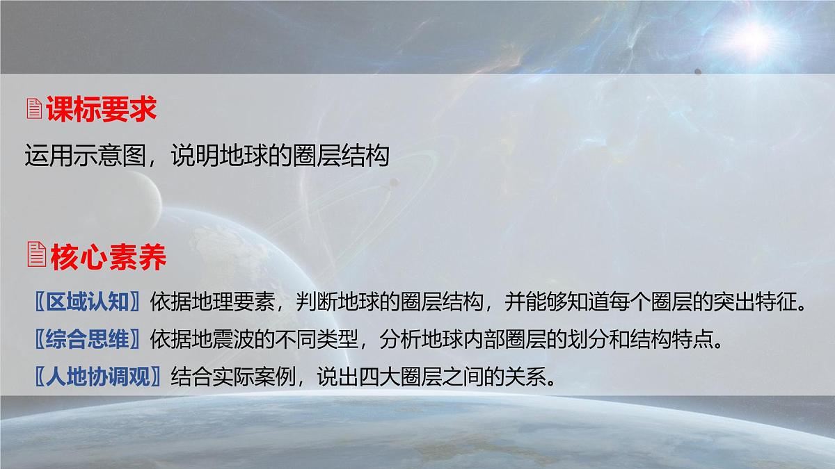 1.4地球的圈层结构 课件-2024届高一上学期地理人教版（2019）必修第一册第4页