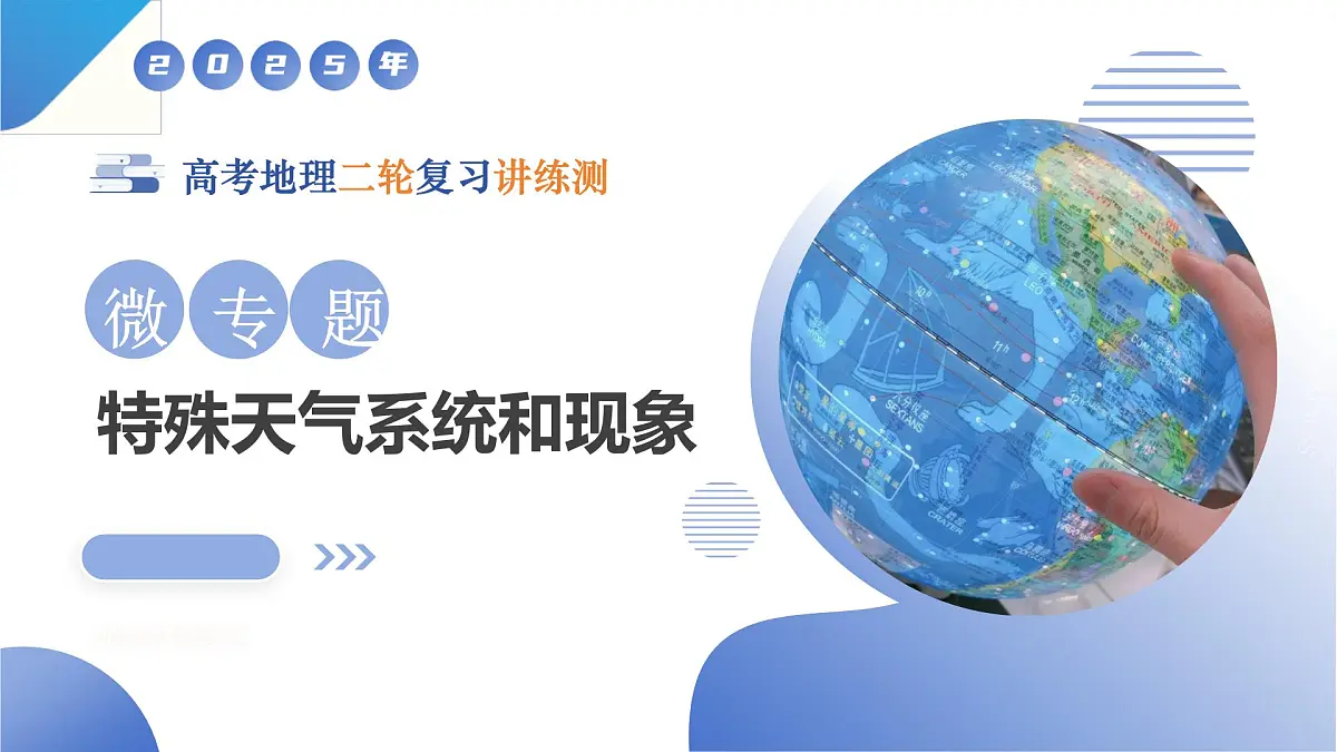 微专题 特殊天气系统和现象第1页